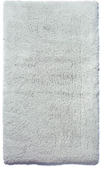 Batex Cotton Plus, односторонний квадратный коврик из 100% хлопка с противоскользящим покрытием, размер 60x60 см, цвет серебристый