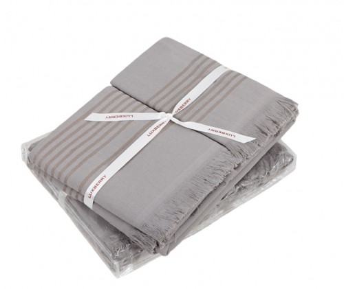 Комплект полотенец Simple темно серый