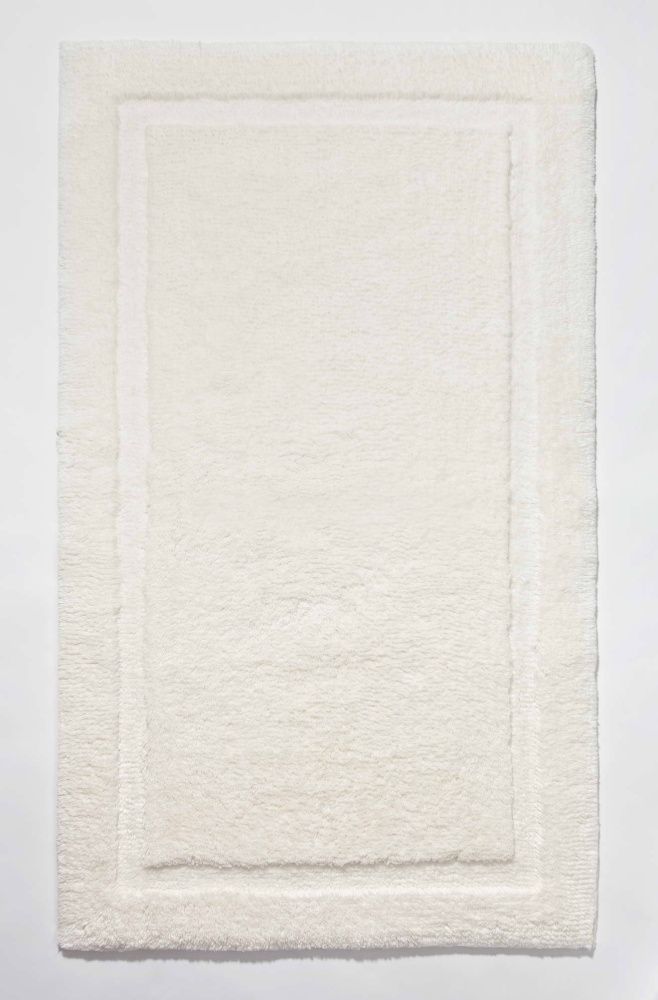 Batex Ama, односторонний квадратный коврик из 100% биохлопка, размер 55х65 см, цвет кремовый