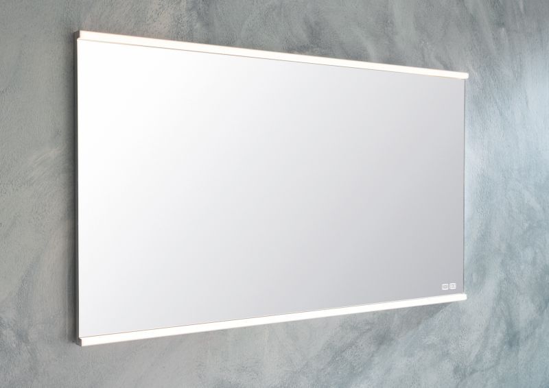 Puris Ice Line, зеркало с LED подсветкой, диммером и обогревом зеркальной поверхности 1200 мм