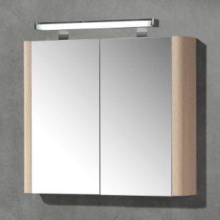 IBX ASUN, зеркальный шкаф 100 см, 2 двери, цвет натуральный