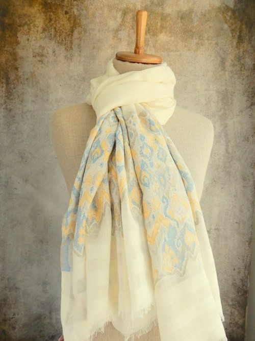 Легкий шарф из хлопка Orissa 70х200 Франция