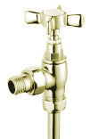 Cordivari, комплект клапанов для м/п труб для моделей Retro, цвет золото