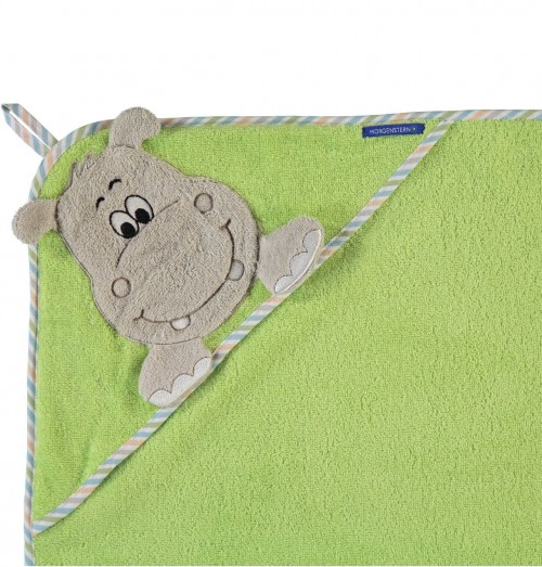Детское полотенце уголком Tiere Hippo