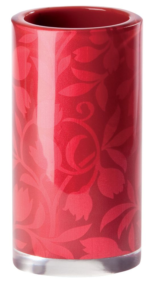 Batex Venus, настольный стакан из полирезин, цвет красный с рисунком