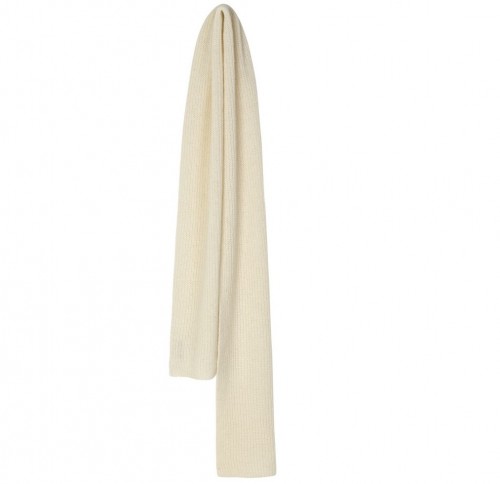 Вязаный шарф из беби альпака Tokyo white