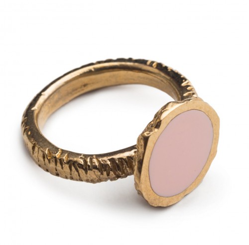 Дизайнерское кольцо с эмалью Bronz Enamel 118