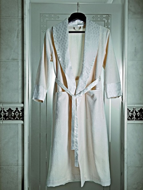 Кашемировый халат с шелком Glam
