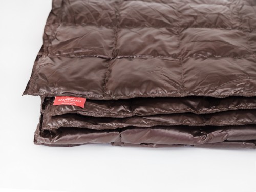 Дорожное одеяло Travel plaid Dark brown легкое 140х200