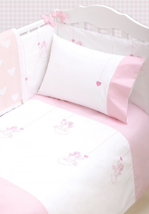 Детское постельное белье  Angels розовый
